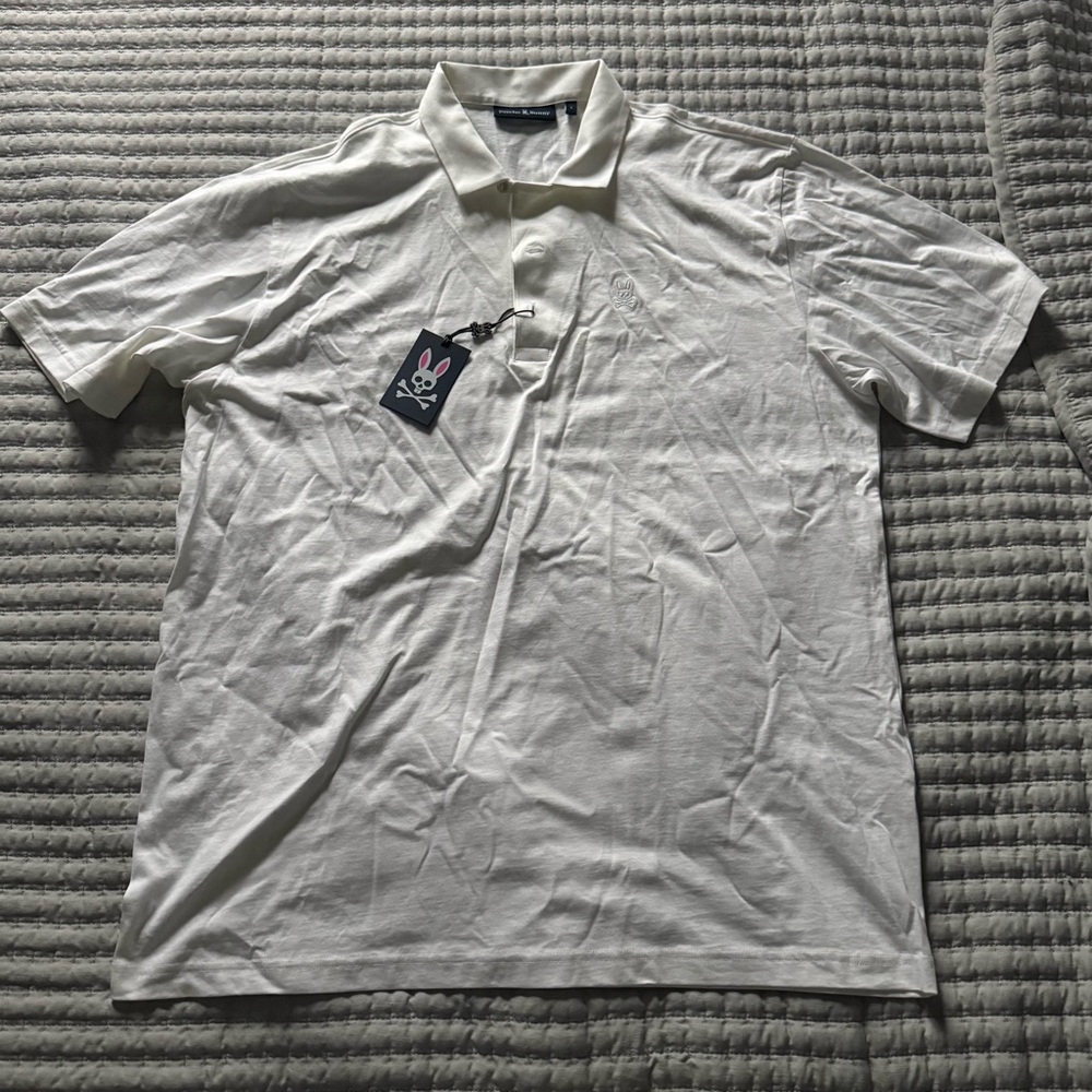Psycho Bunny White Polo Shirt